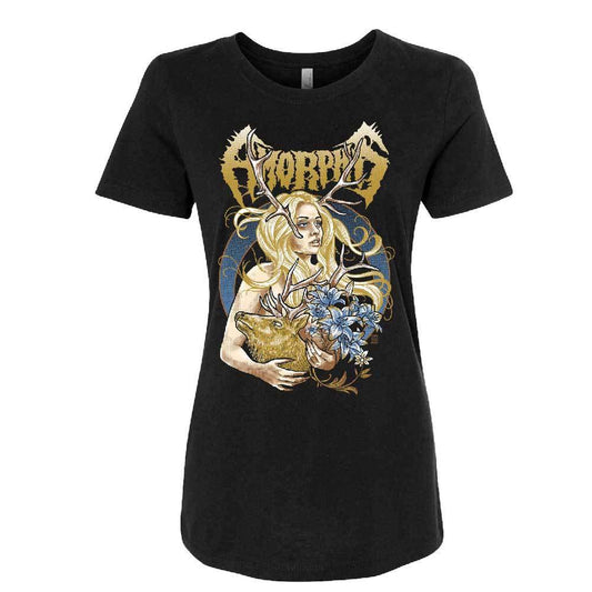 Golden Elk Girl Ladies T-shirt Junior Top