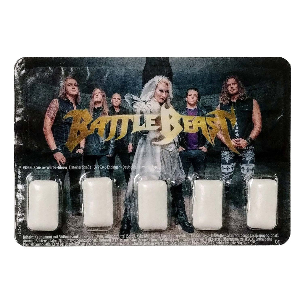 Battle Beast Chewing Gum Blister Pack - 5 Pieces Collector Items