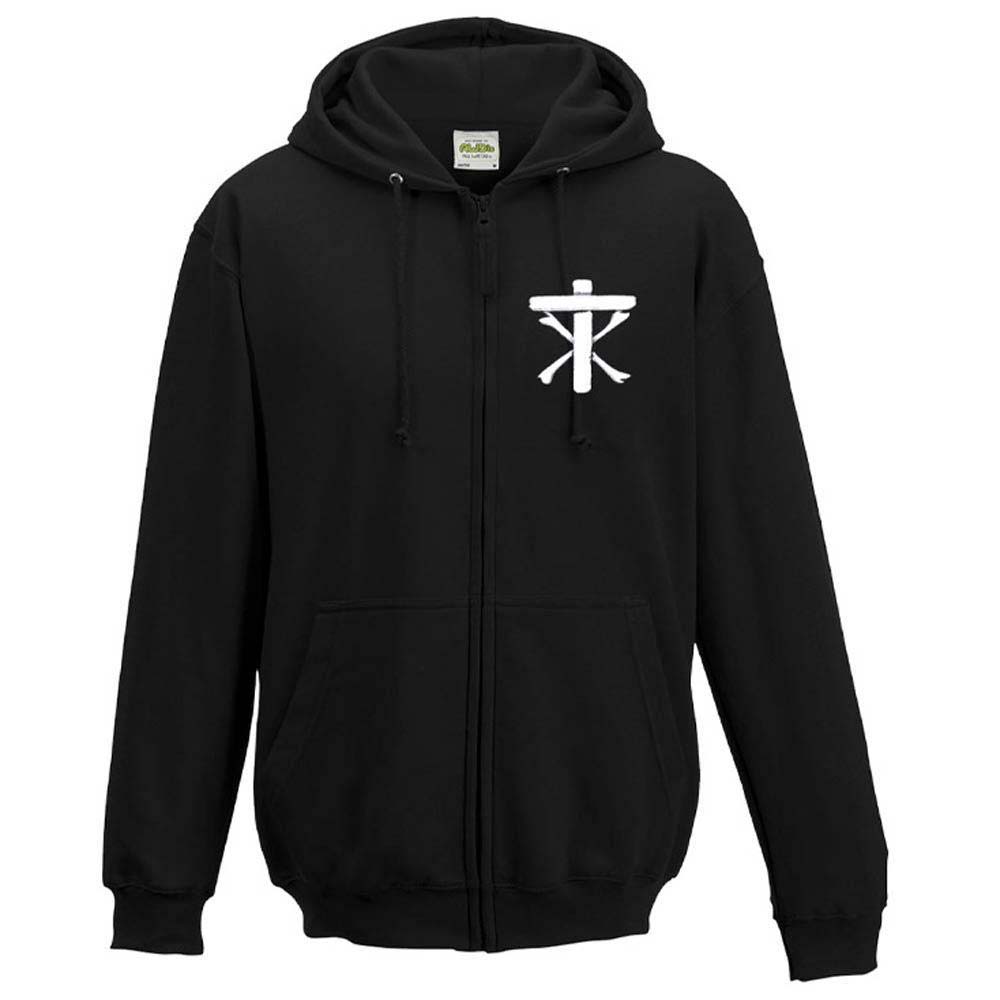 Christian Death Cross Roots Of Evolution Zip Hoodie Zippered Hooded Sweatshirt