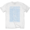 Unknown Pleasures Blue on White Slim Fit T-shirt