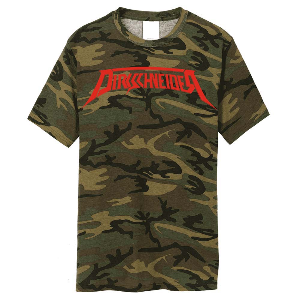 Dirkschneider Logo I'm A Rebel Camo T-shirt