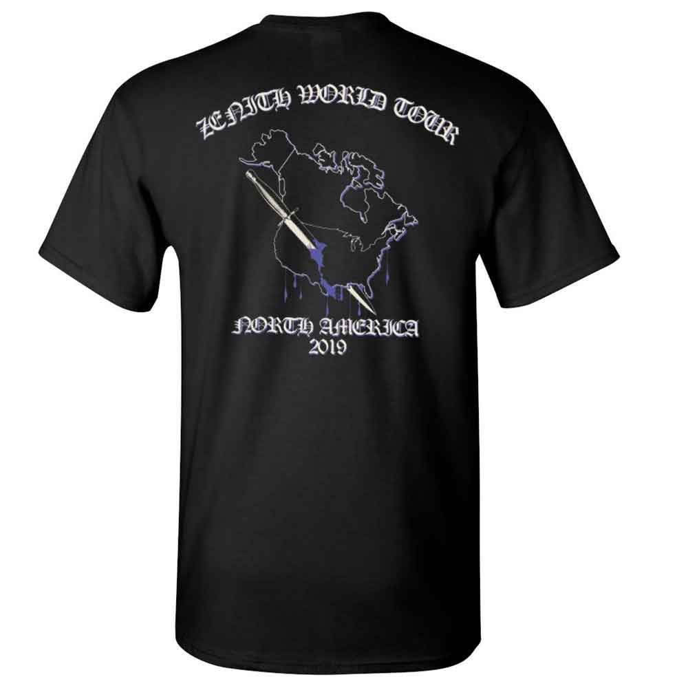 Enforcer Zenith Tour North America 2019 T-shirt