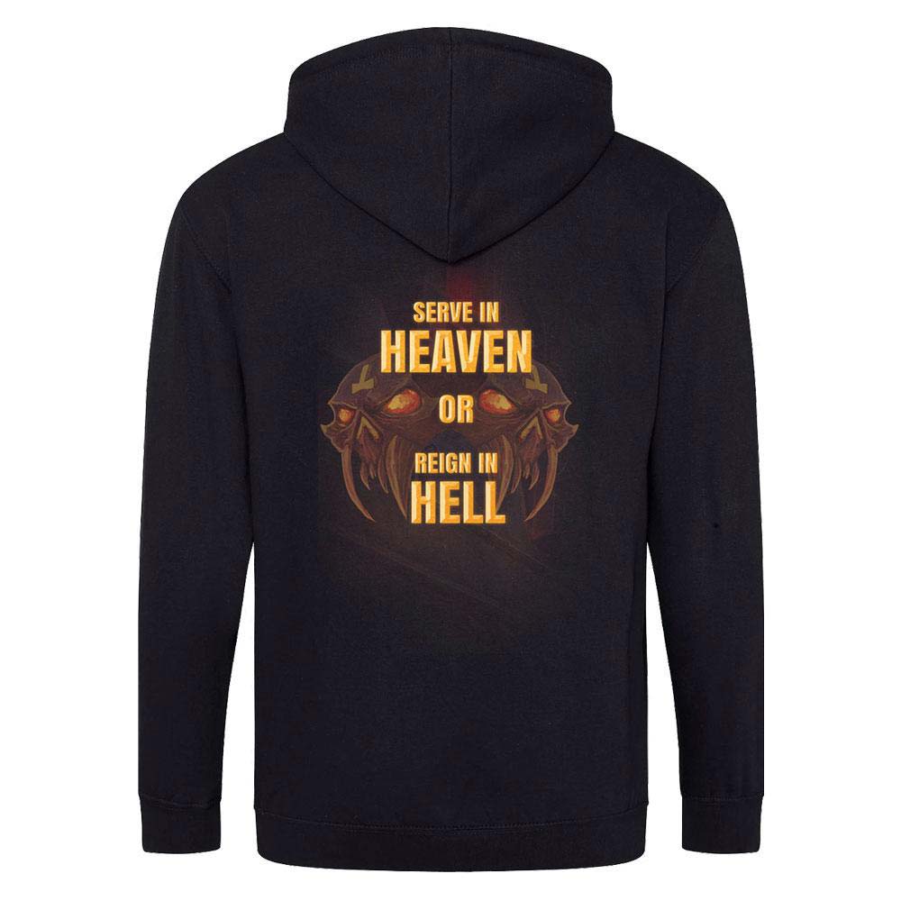 Hammerfall Dominion - Serve In Heaven Zip Hoodie Zippered Hooded Sweatshirt