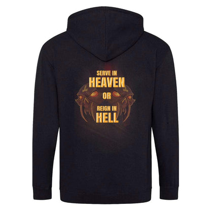 Hammerfall Dominion - Serve In Heaven Zip Hoodie Zippered Hooded Sweatshirt