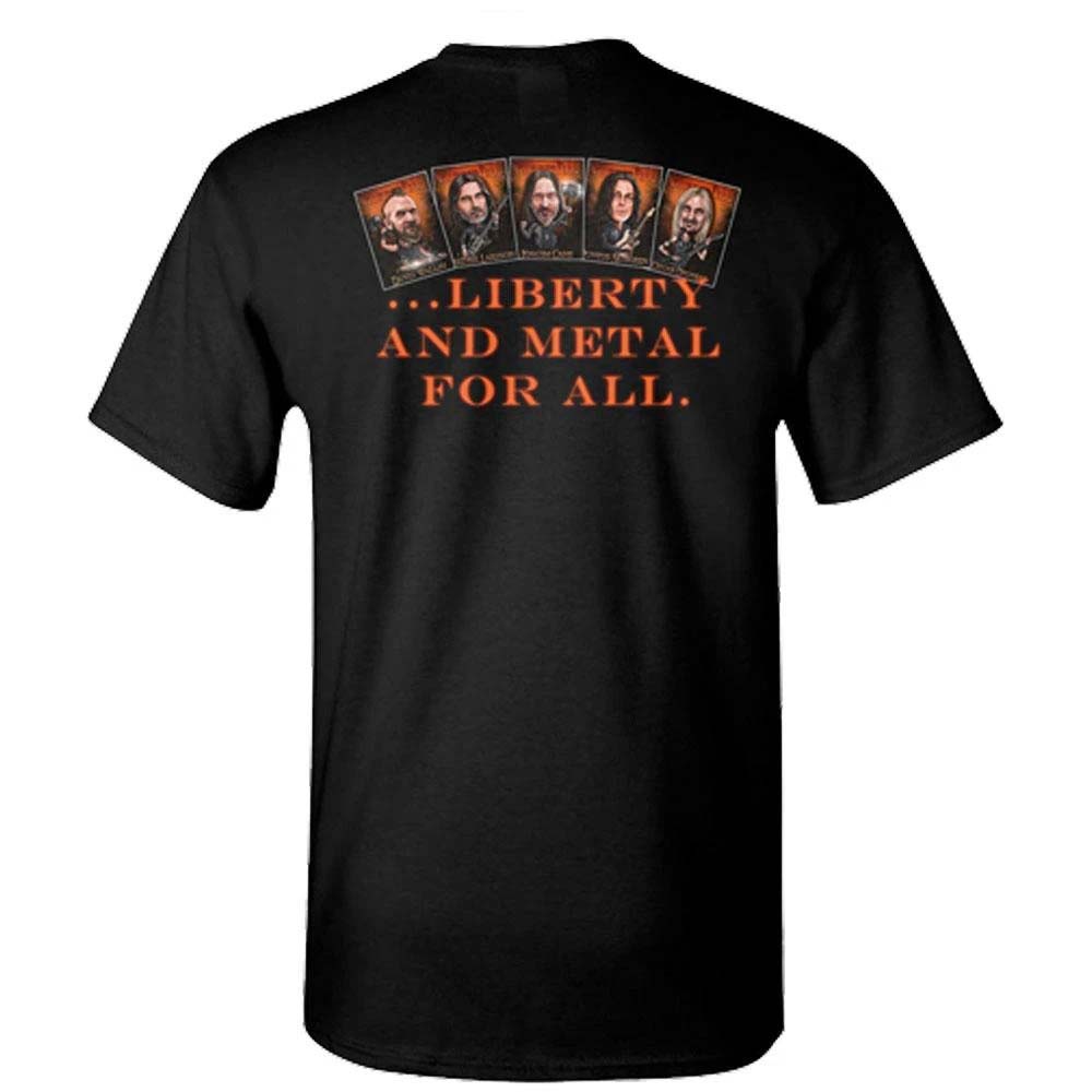 Hammerfall Liberty And Metal For All T-shirt