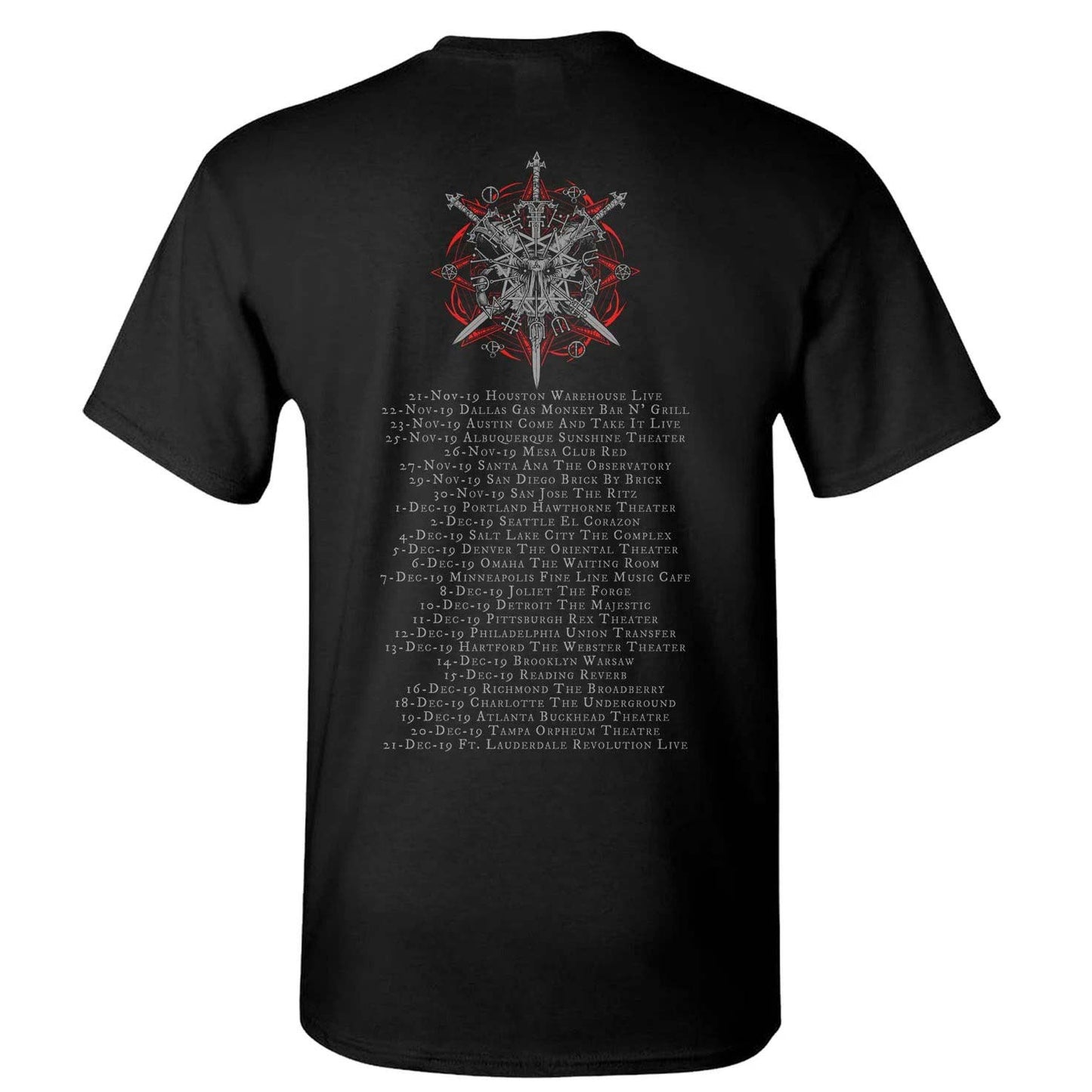 Incantation Demon Tour 2019 T-shirt