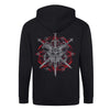 Triple Swords Zip Hoodie Zippered Hooded Sweatshirt