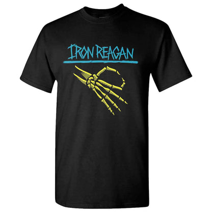 Iron Reagan Skeleton Hand T-shirt