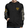 Scarab What Should Not Be Zip Hoodie Zippered Hooded Sweatshirt