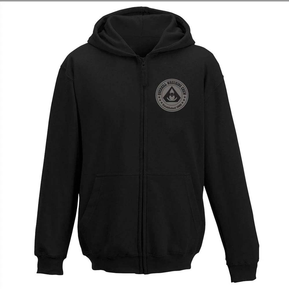 Overkill The Wings Of War Zip Hoodie Zippered Hooded Sweatshirt