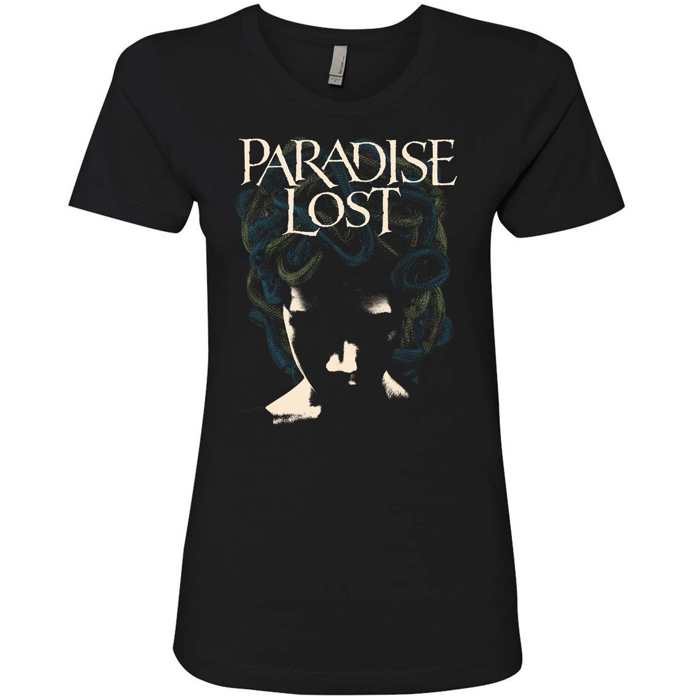 Paradise Lost Medusa Circle Vines Ladies T-shirt Junior Top
