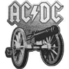 For Those About To Rock Pewter Pin Badge