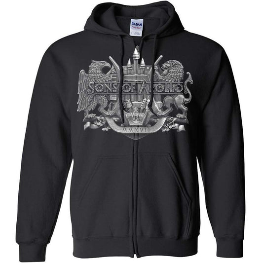 Sons Of Apollo 'Crest' Zip Hoodie Zippered Hooded Sweatshirt