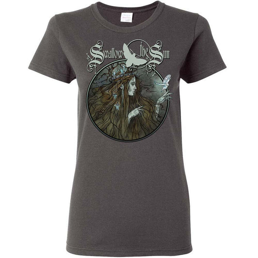 Queen With The Bird Ladies T-shirt Junior Top
