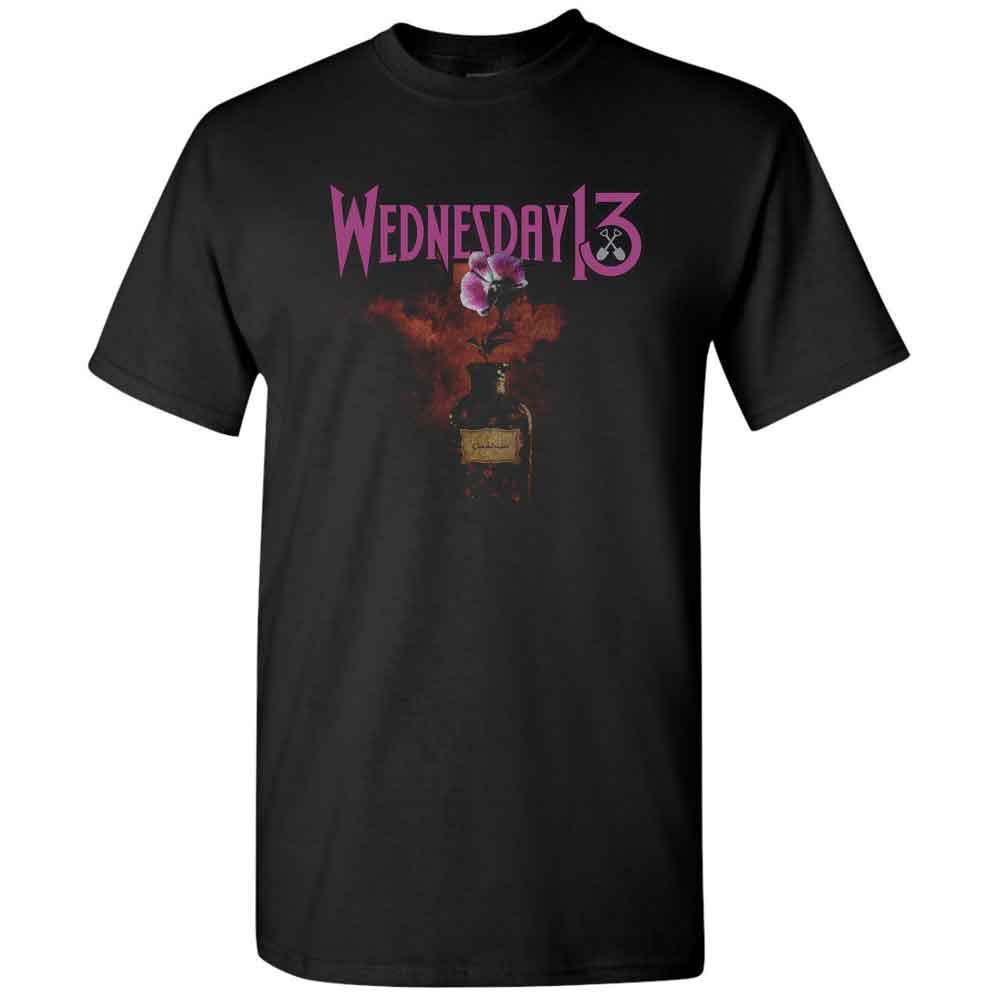 Wednesday 13 Flower In Vase T-shirt
