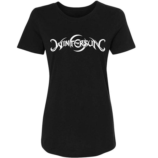 Wintersun Logo Daughters Of Winter Black Ladies T-shirt Junior Top