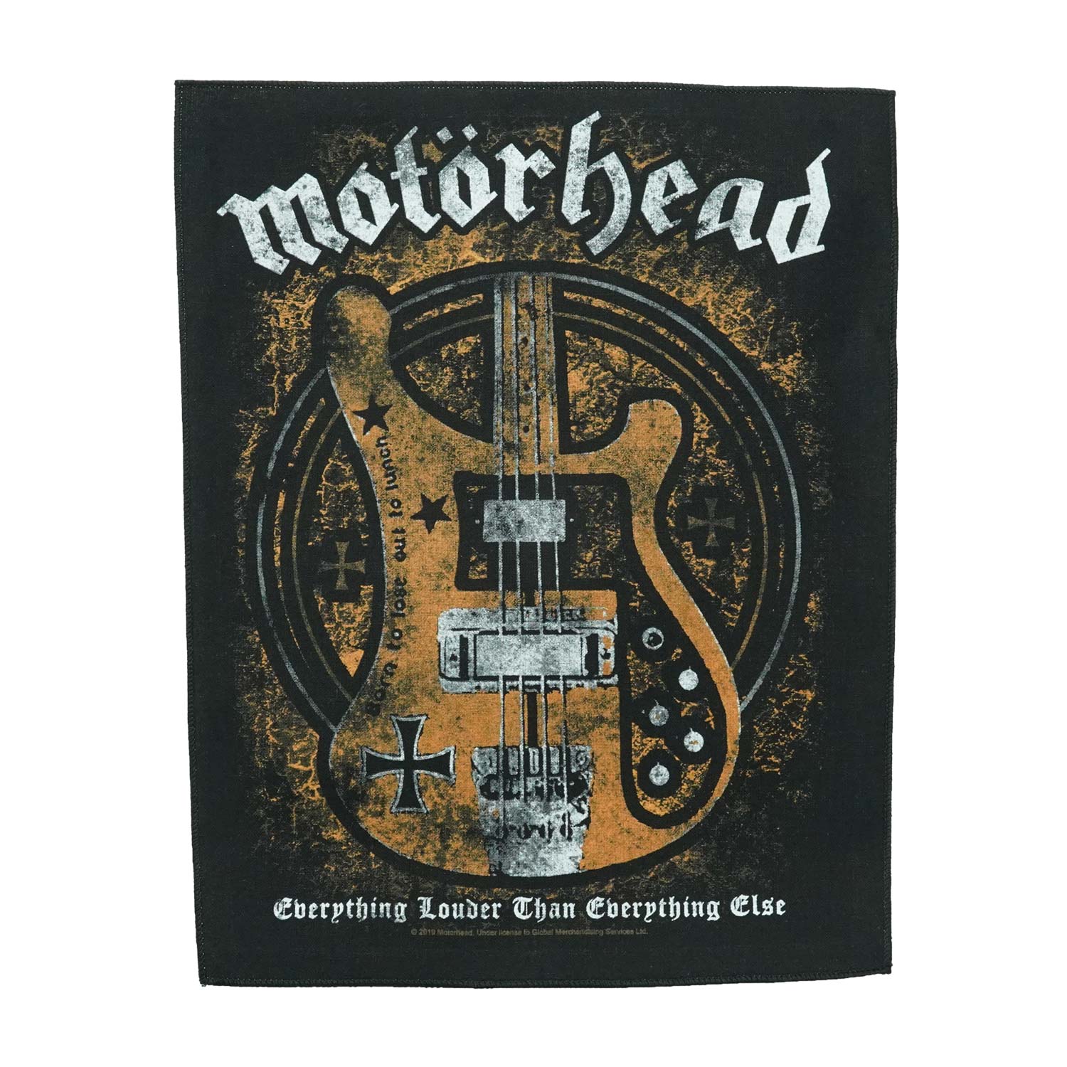 Motorhead Lemmy's Bass Back Patch