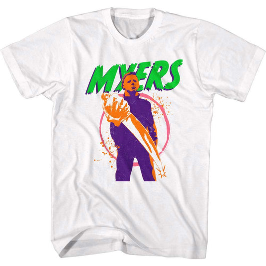 Halloween Colorful Myers T-shirt