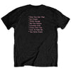 The Album Track list (Back Print) Slim Fit T-shirt