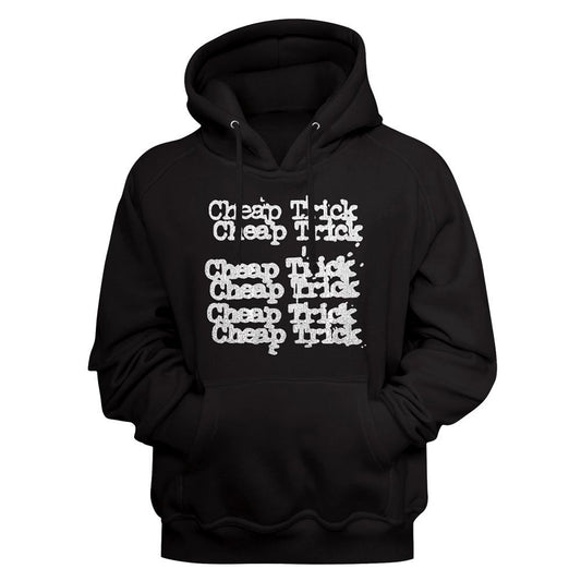 Cheap Trick Name Repeat Hooded Sweatshirt