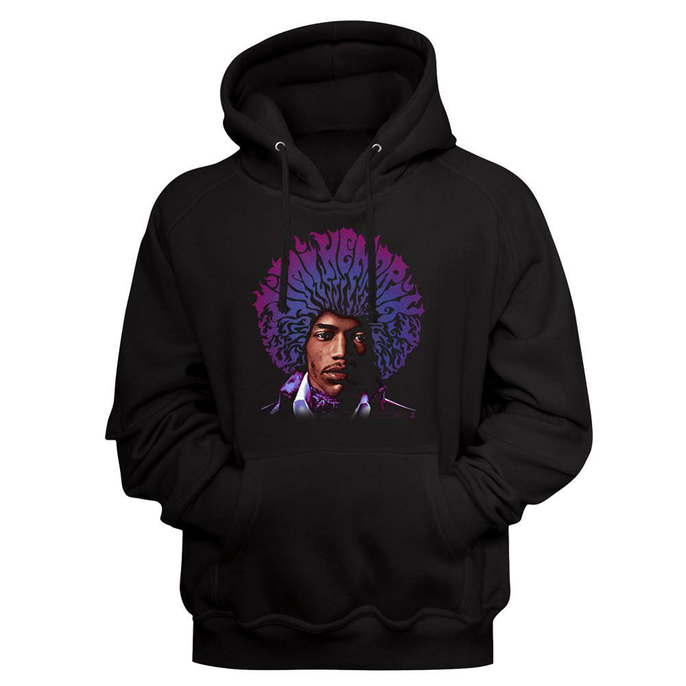 Jimi Hendrix Name Fro Hooded Sweatshirt