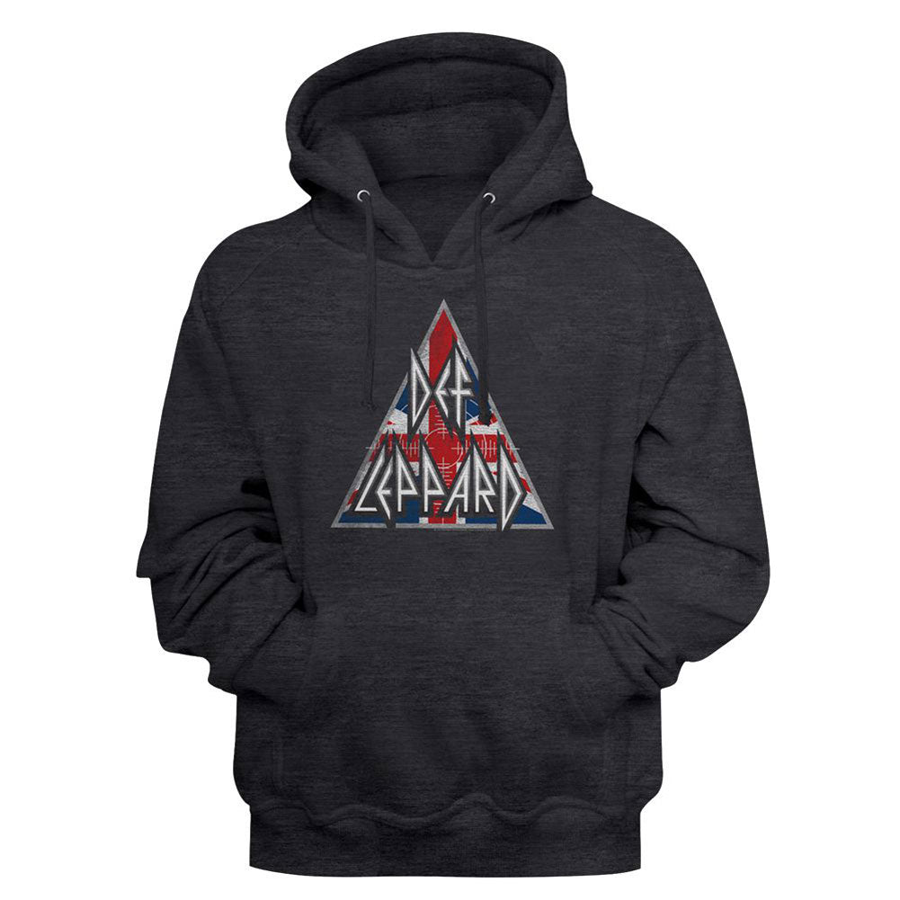 Def Leppard Brit Logo Hooded Sweatshirt