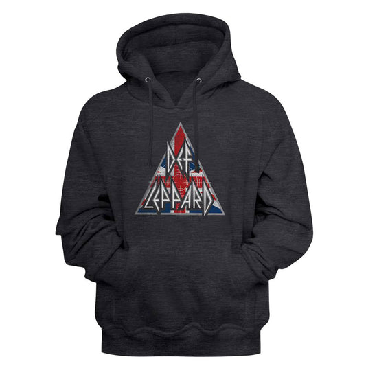 Def Leppard Brit Logo Hooded Sweatshirt