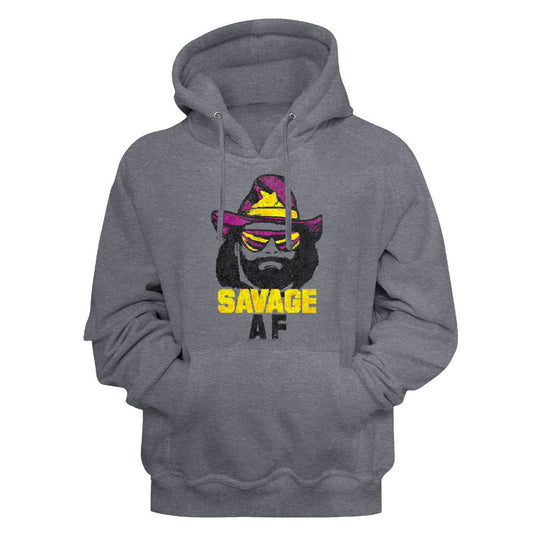 Macho Man Savage Af Hooded Sweatshirt