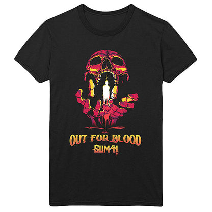 Out For Blood (Back Print) Slim Fit T-shirt