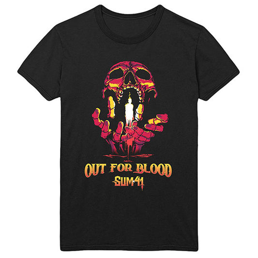Out For Blood (Back Print) Slim Fit T-shirt