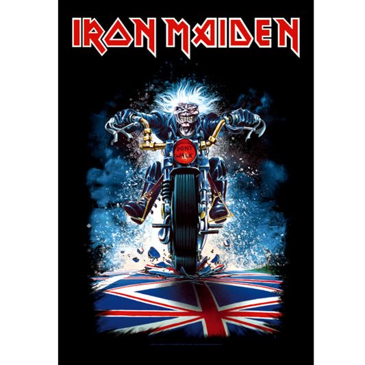 Iron Maiden Eddie Biker Poster Flag
