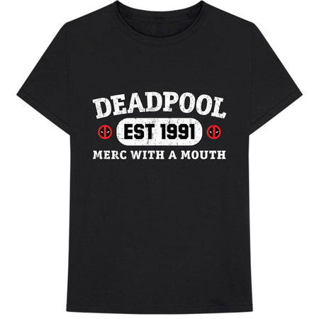 Marvel Comics Merc With A Mouth Slim Fit T-shirt