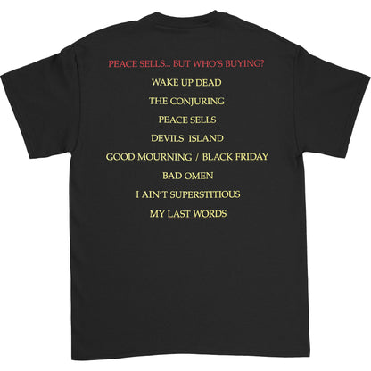 Peace Sells... Track list (Back Print) Slim Fit T-shirt