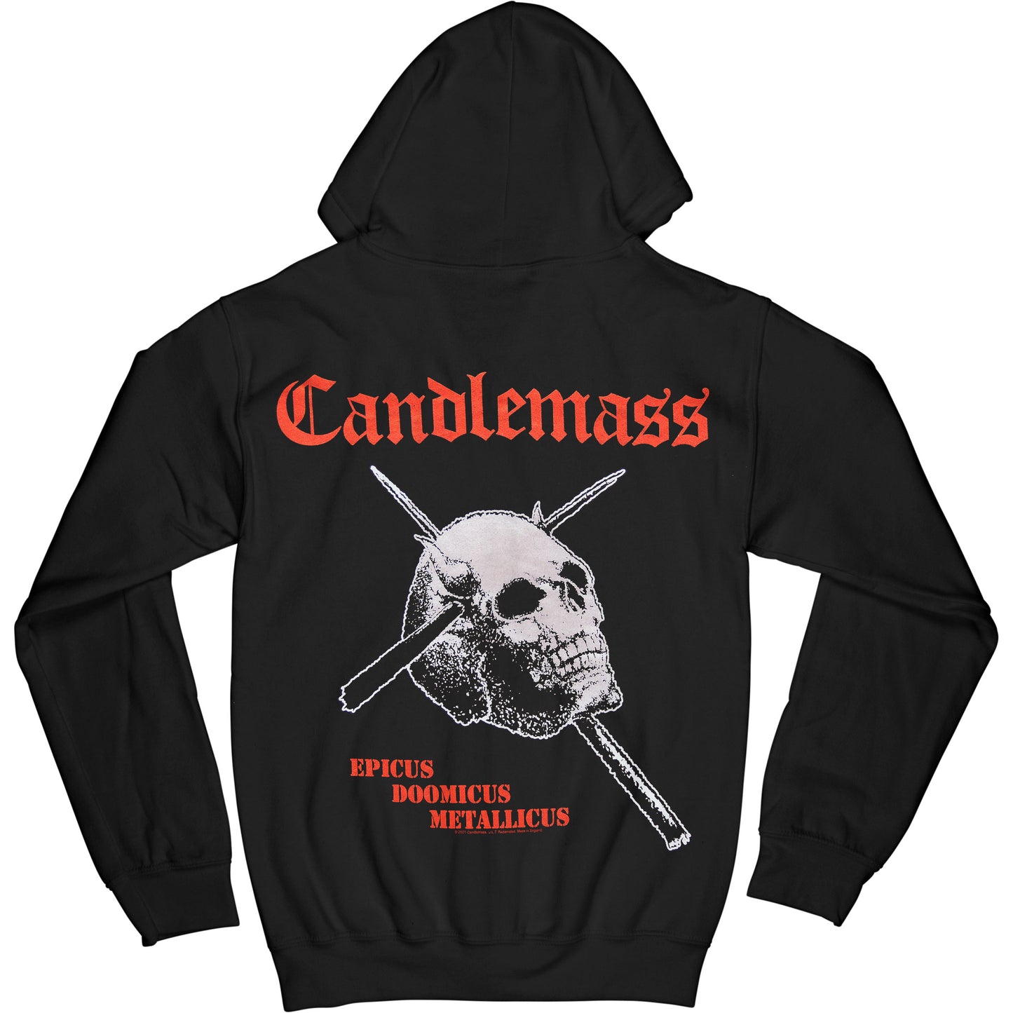 Epicus Doomicus Metallicus Zippered Hooded Sweatshirt