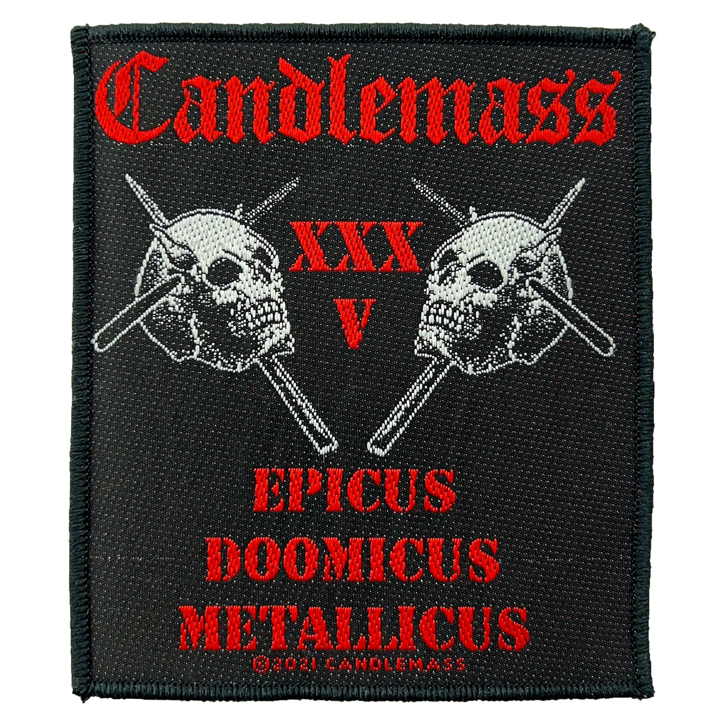 Candlemass Epicus Doomicus Metallicus Woven Patch