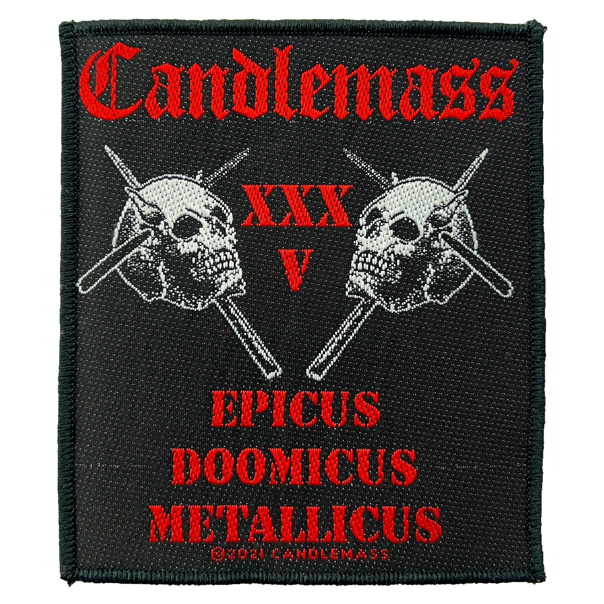 Candlemass Epicus Doomicus Metallicus Woven Patch
