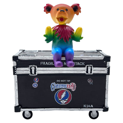 Dancing Bear With Stage Box Bobblehead Head Knocker