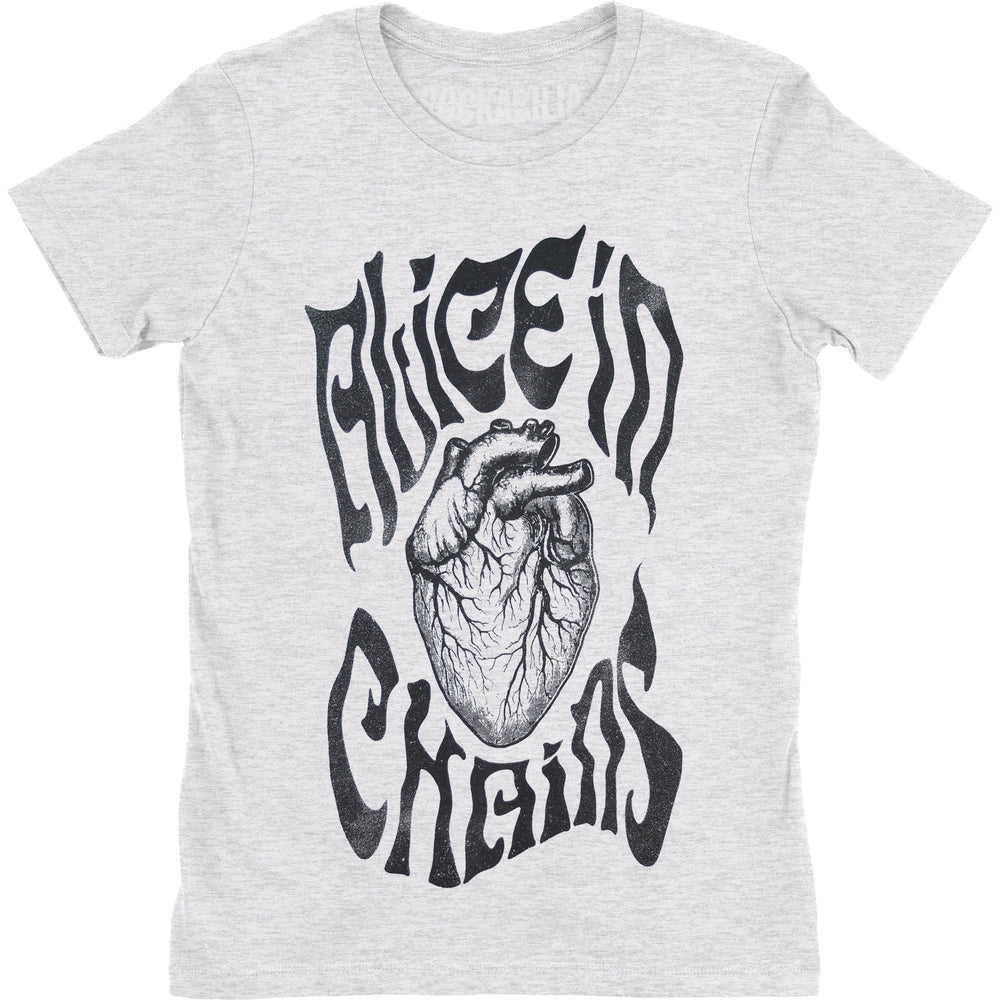 Alice In Chains Ladies T-Shirt: Transplant Grey - Ladies edition