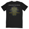 Spreading The Disease Track list (Back Print) Slim Fit T-shirt