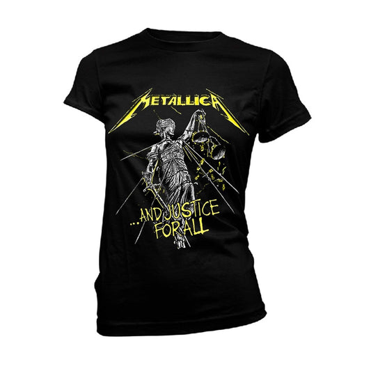 And Justice For All Tracks (black) Womens T-shirt
