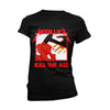 Kill Em All Tracks (black) Womens T-shirt