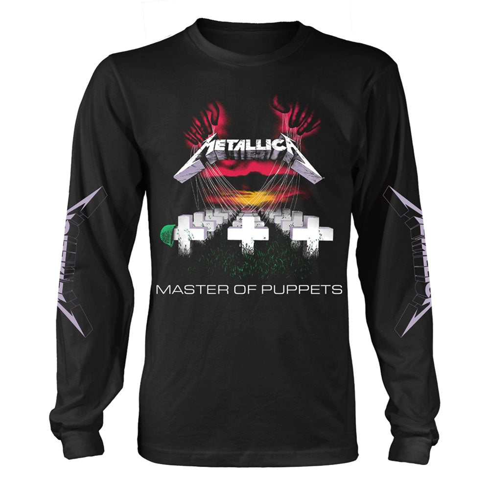 Master Of Puppets Tracks (black) Long Sleeve