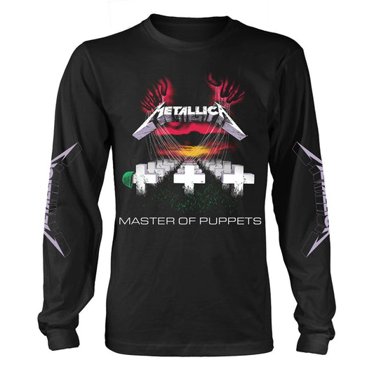 Master Of Puppets Tracks (black) Long Sleeve