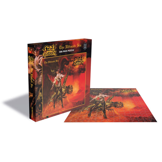 Ozzy Osbourne The Ultimate Sin (500 Piece Jigsaw Puzzle) Puzzle