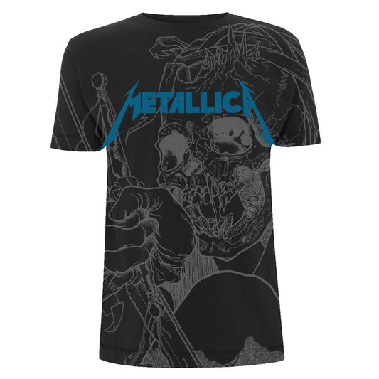 Metallica Japanese Justice (all Over) T-shirt