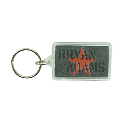 Bryan Adams Star Plastic Key Chain