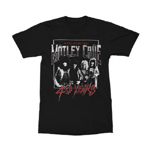 Motley Crue 40 Years Tee T-shirt