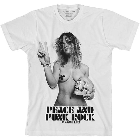 Peace & Punk Rock Girl Slim Fit T-shirt
