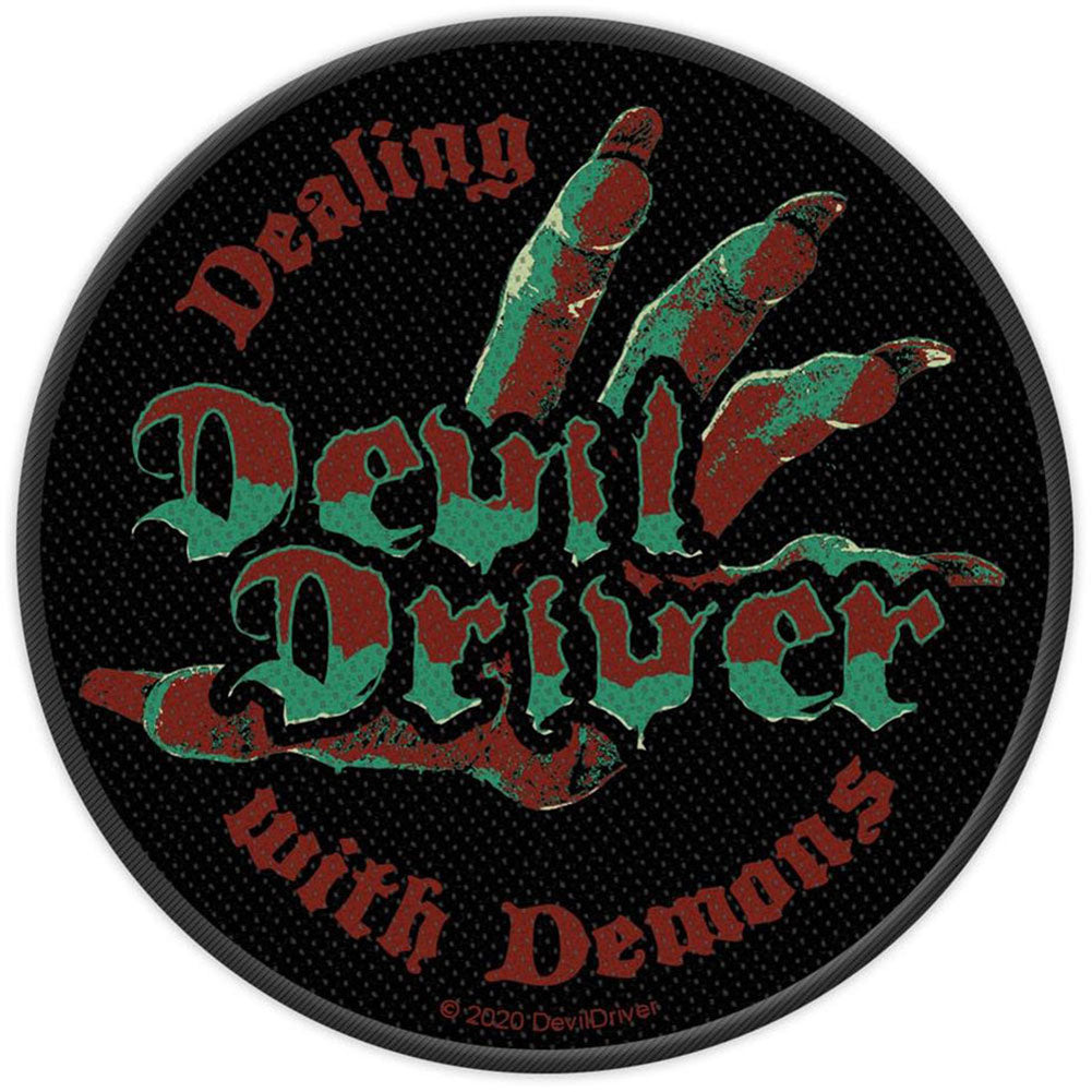 Devil Driver Dealing With Demons Woven Patch