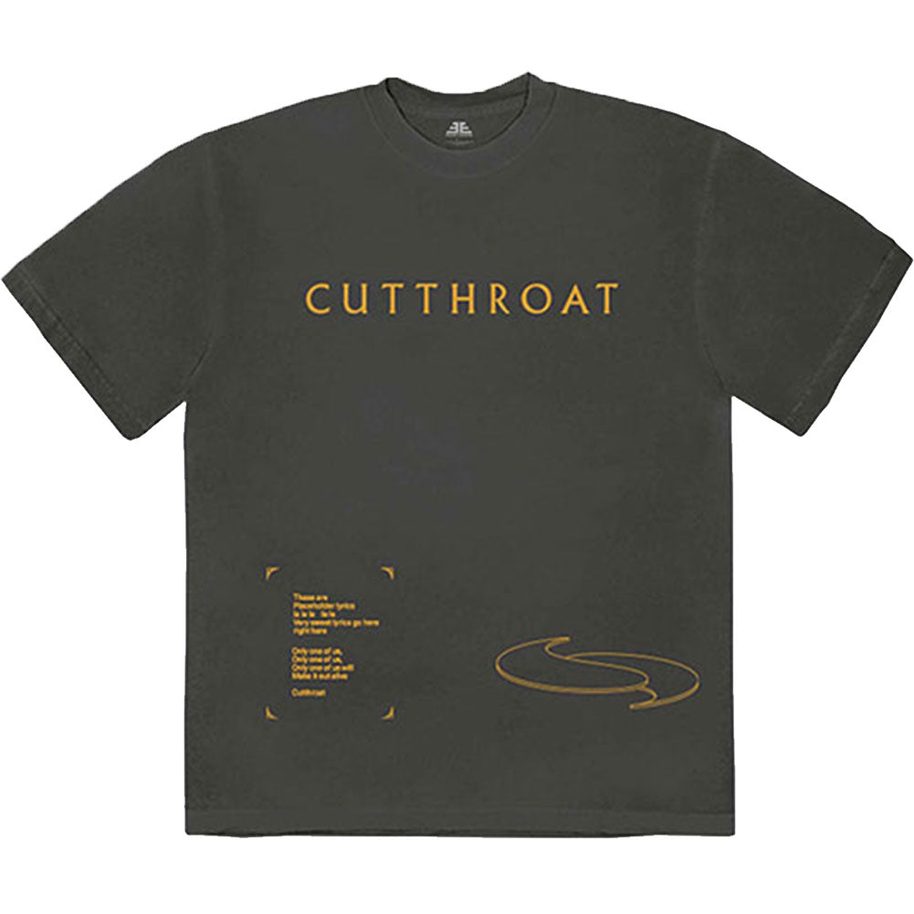 Cutthroat Symbols (Back Print) Slim Fit T-shirt